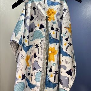 Dinosaur Themed Handmade Car seat Cover